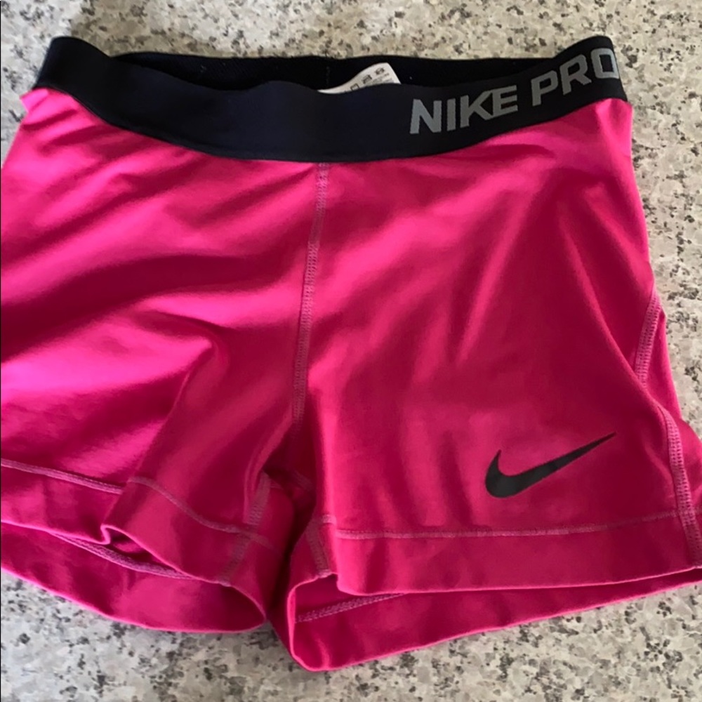 Pink nike spandex
